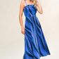 PATRIOTIC PRINCESS DENIM MIDI DRESS