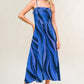 PATRIOTIC PRINCESS DENIM MIDI DRESS