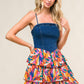 LACED IN LOVE WOVEN MINI DRESS
