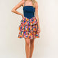 LACED IN LOVE WOVEN MINI DRESS
