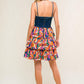 LACED IN LOVE WOVEN MINI DRESS