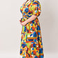 SATURDAY FEELINGS WOVEN MIDI DRESS