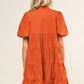MISS AMERICAN PIE WOVEN MINI DRESS