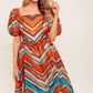BRIGHT PERSONALITY WOVEN MIDI DRESS