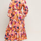 ROSEWOOD ROMANCE WOVEN MIDI DRESS