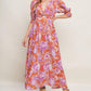 MEADOW SERENADE WOVEN MIDI DRESS