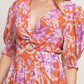 MEADOW SERENADE WOVEN MIDI DRESS
