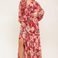 AMAZING PRESENCE WOVEN MAXI DRESS