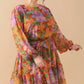 MUTED GARDEN WOVEN MINI DRESS