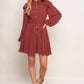 CALL IT LOVE WOVEN MINI DRESS