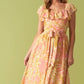 THE ART OF BALANCE WOVEN MIDI DRESS
