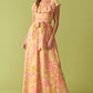 THE ART OF BALANCE WOVEN MIDI DRESS