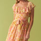 THE ART OF BALANCE WOVEN MIDI DRESS