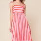 SPEAK NOW WOVEN MIDI DRESS