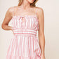 GIA PEONY PINK WOVEN MAXI DRESS