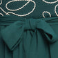 FOREST ALLURE WOVEN MIDI DRESS