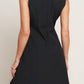 LOVELY MOMENT BLACK WOVEN MINI DRESS