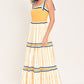 AMALFI SUNKISSED WOVEN MAXI DRESS