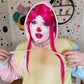 Pastel Colorblock Clown Hoodie - Have a Nice Day Clowncore Unisex Hoodie 2XS-6XL