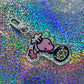 Shrimp Fried Rice ~ Glitter Acrylic Keychain Charm