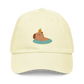 Happy Cappy Cap Cute Capybara Embroidered Pastel baseball hat