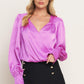 MODERN MUSE ORCHID WOVEN TOP