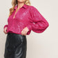 FREEDOM CALLS SEQUIN TOP