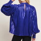PRETTY COMPANION WOVEN FOILED TOP