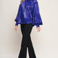 PRETTY COMPANION WOVEN FOILED TOP