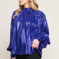 PRETTY COMPANION WOVEN FOILED TOP