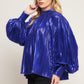 PRETTY COMPANION WOVEN FOILED TOP