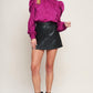 STOLEN GLANCES SATIN TOP