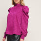 STOLEN GLANCES SATIN TOP