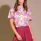 ROMANTIC WHIMS WOVEN TOP