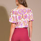 ROMANTIC WHIMS WOVEN TOP