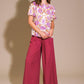 ROMANTIC WHIMS WOVEN TOP