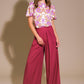 ROMANTIC WHIMS WOVEN TOP