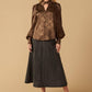 THE ART OF BALANCE WOVEN SATIN TOP