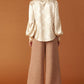 THE ART OF BALANCE WOVEN SATIN TOP