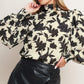 FREEDOM FLORAL STATEMENT WOVEN TOP