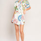 SUMMER PORCELAIN WOVEN TOP
