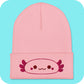 Kawaii Axolotl Cuffed Beanie