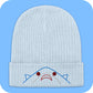 Kawaii Shark Ribbed knit beanie