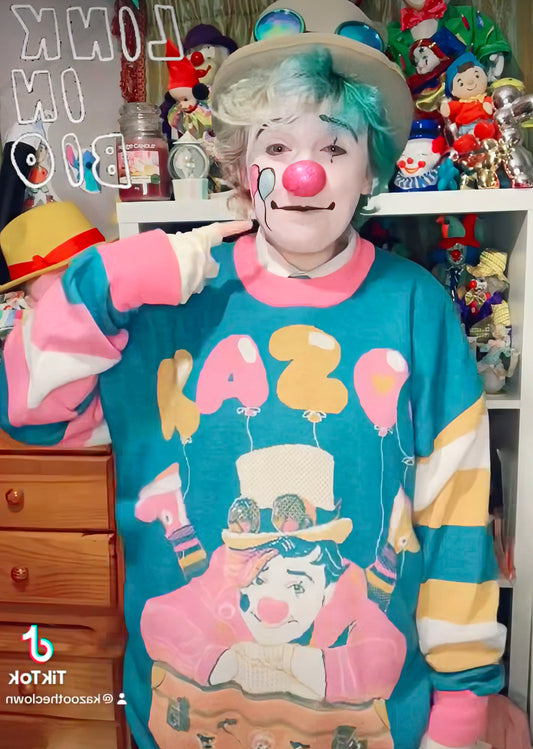 Kazoo the Clown Relaxed Fit Sweater XS - 3XL