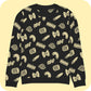 Pasta Party Knitted crew neck sweater 3XS - 3XL