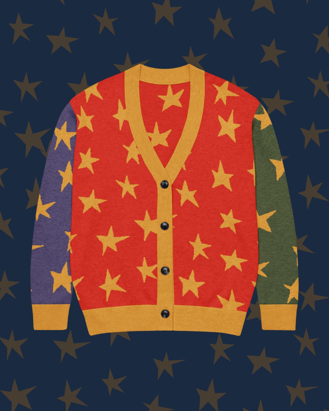 Wizard's Starry Shawl Knitted Cardigan 2XS - 3XL