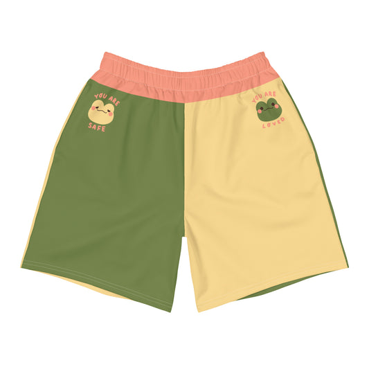 Friendly Froggy Men’s Sized Recycled Athletic Shorts 2XS - 6XL