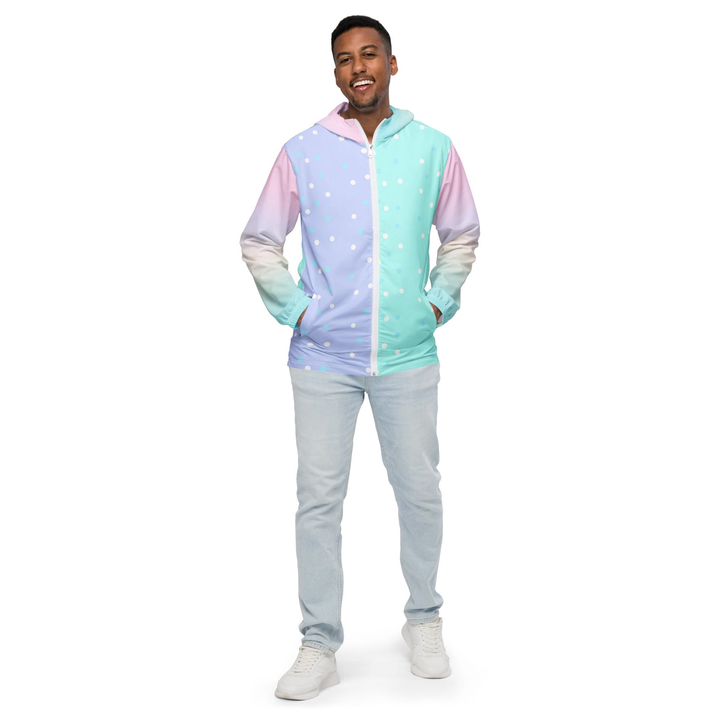 Pastel Confetti Windbreaker XS - 3XL