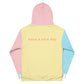 Pastel Colorblock Clown Hoodie - Have a Nice Day Clowncore Unisex Hoodie 2XS-6XL