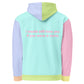 Clown Worm Pastel Colorblock Unisex Hoodie 2XS - 6XL